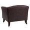 Emma and Oliver LeatherSoft Living Room/Reception Chair with Cherry Wood Feet